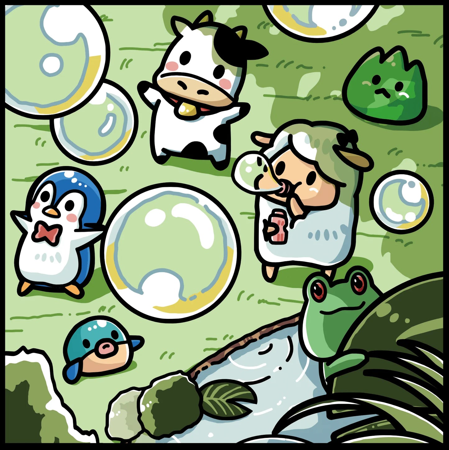 ばむへい:シャボン玉 飛んだ【難易度:2】【EXP:80 GOLD:80】