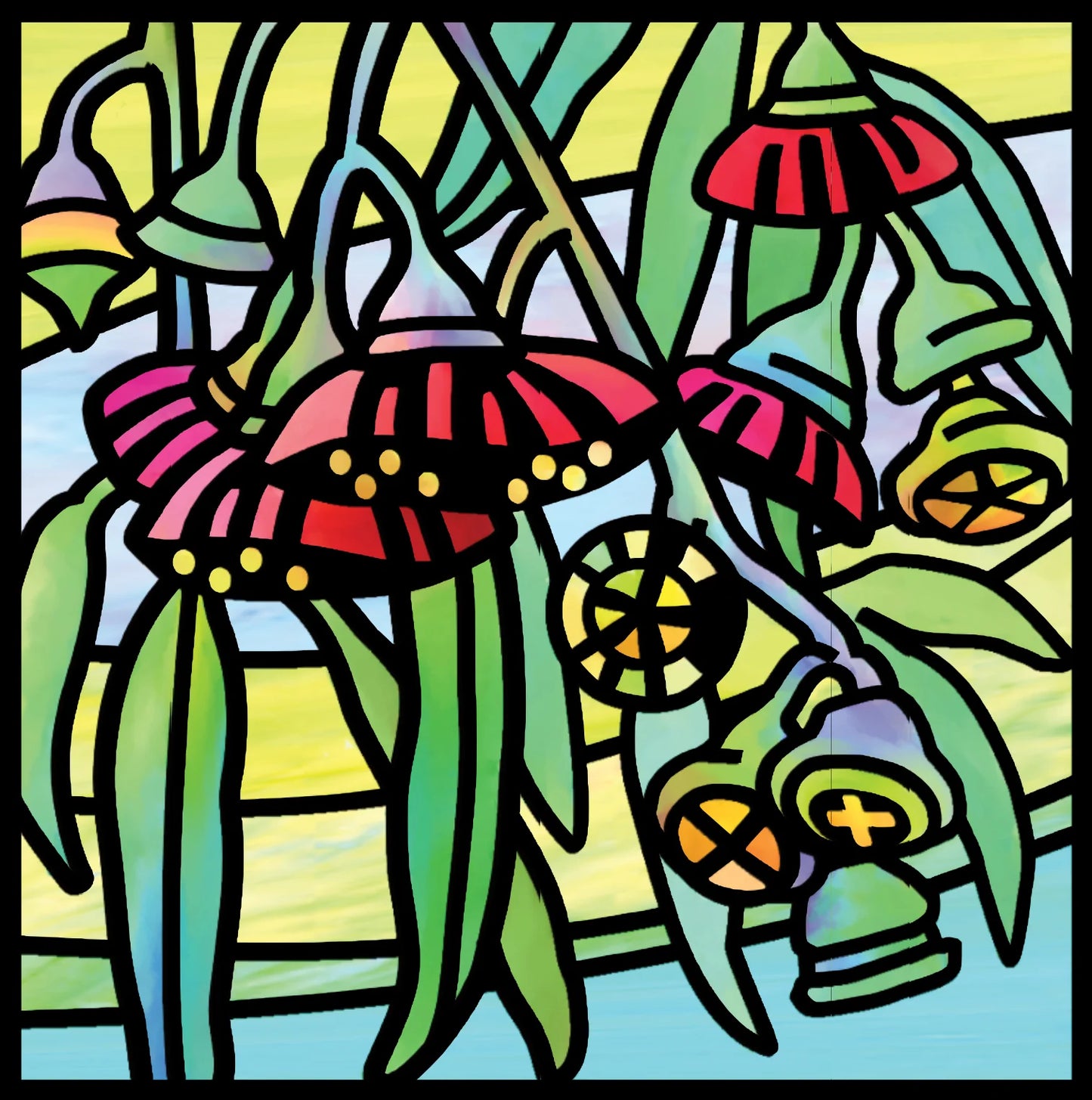 Stained Glass Window "ユーカリ" 【難易度:3】【EXP:20 GOLD:20】