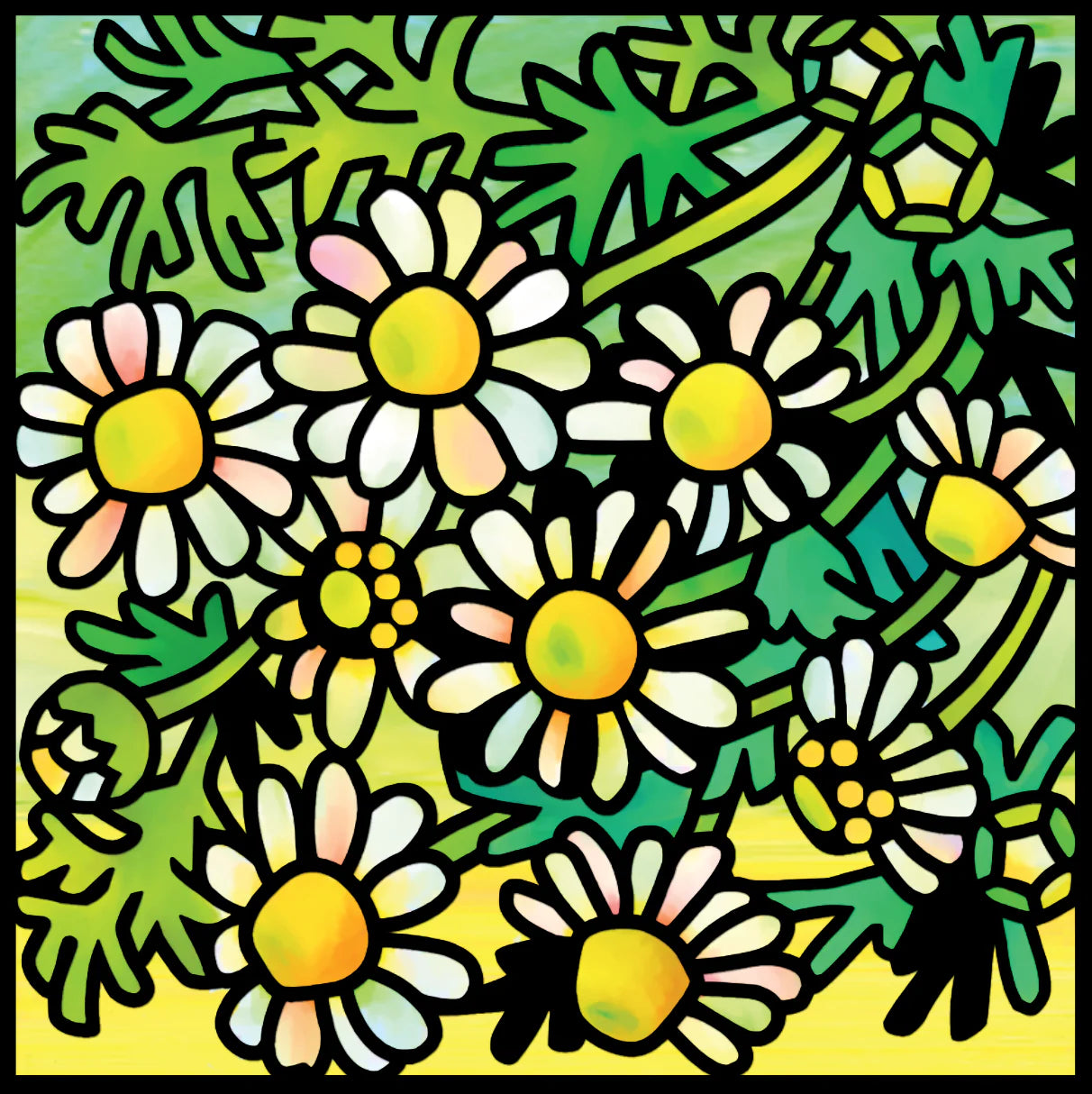 Stained Glass Window "カモミール" 【難易度:3】【EXP:20 GOLD:20】