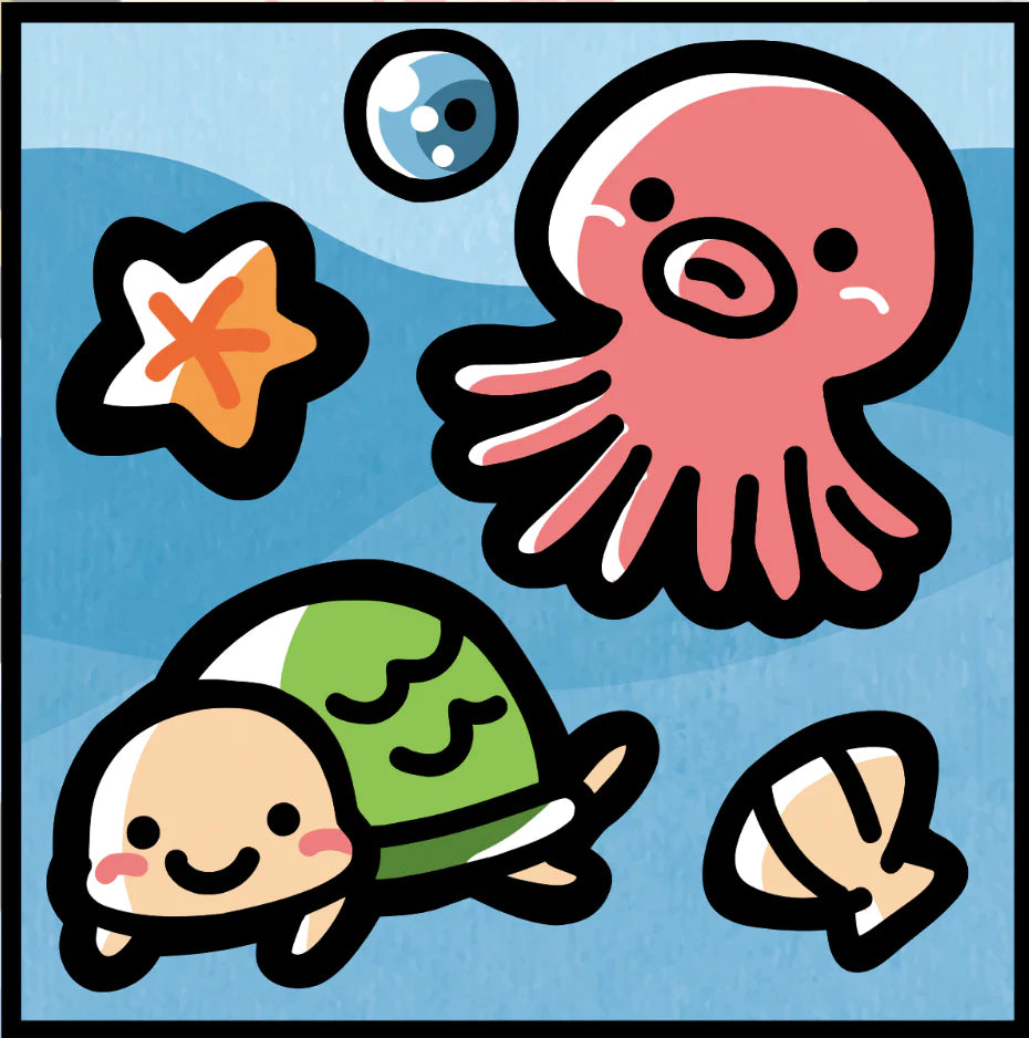 ばむへい ''タコとカメ''【難易度:1】【EXP:40 GOLD:40】