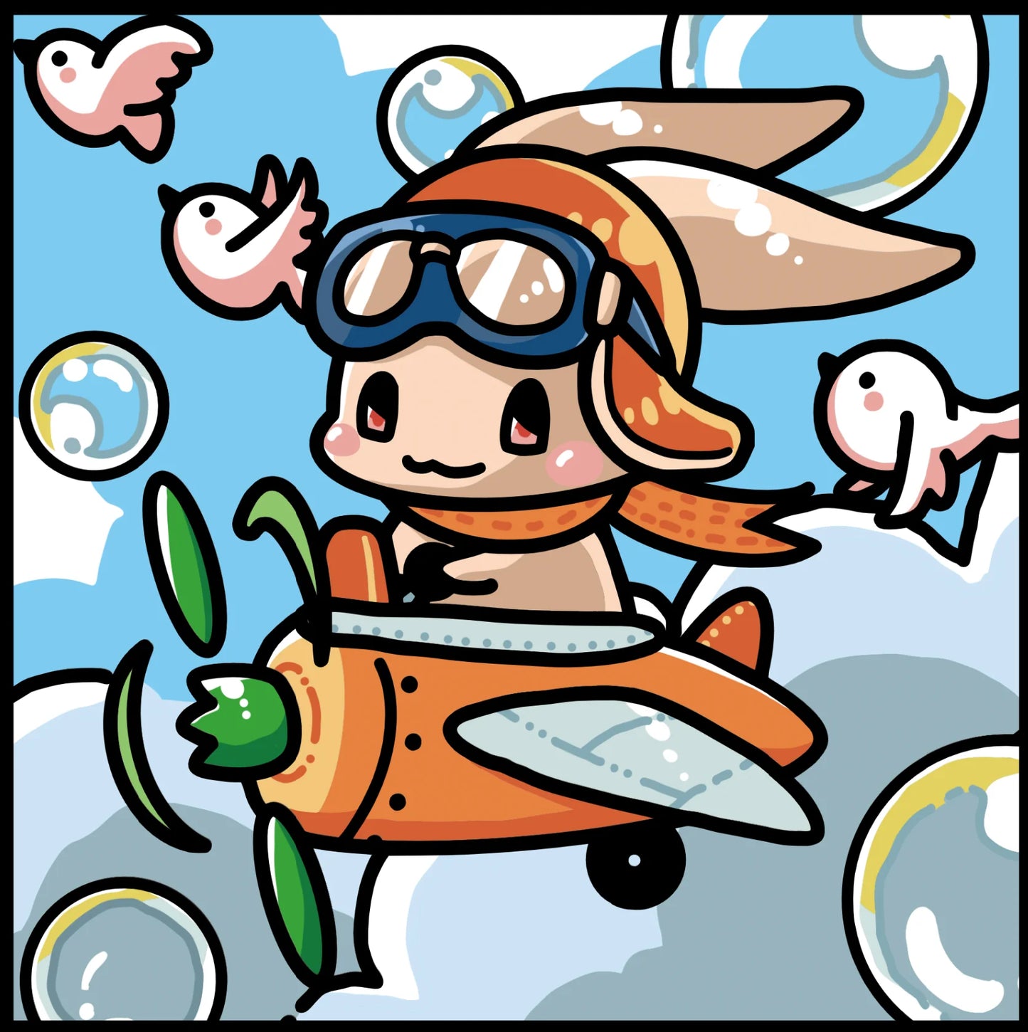 ばむへい:シャボン玉 空まで飛んだ【難易度:2】【EXP:80 GOLD:80】