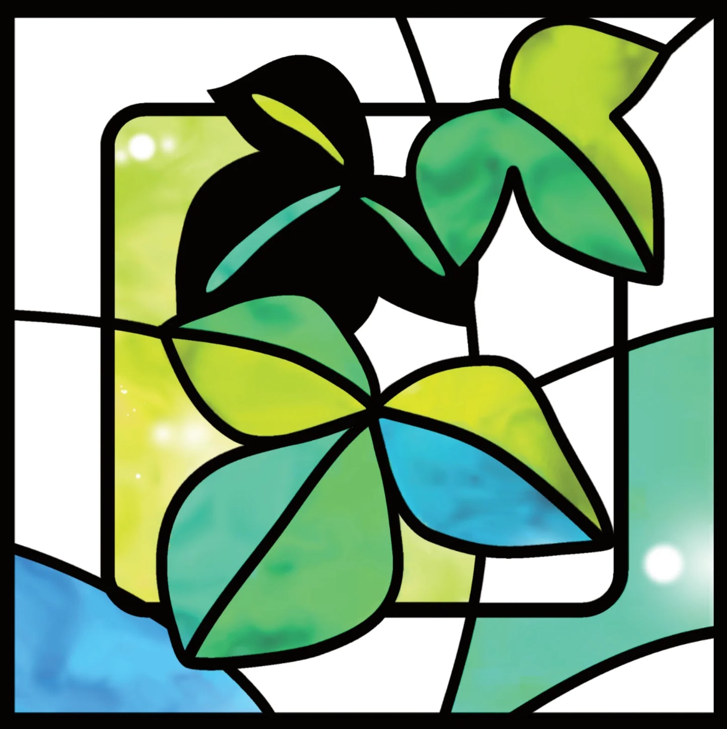 Stained Glass Window "アイビー" 【難易度:2】【EXP:20 GOLD:20】