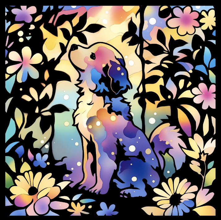 PAINT DOGS ペイントドッグス『ゴールデンレトリバー(幼犬)』【難易度:3】【EXP:40 GOLD:40】