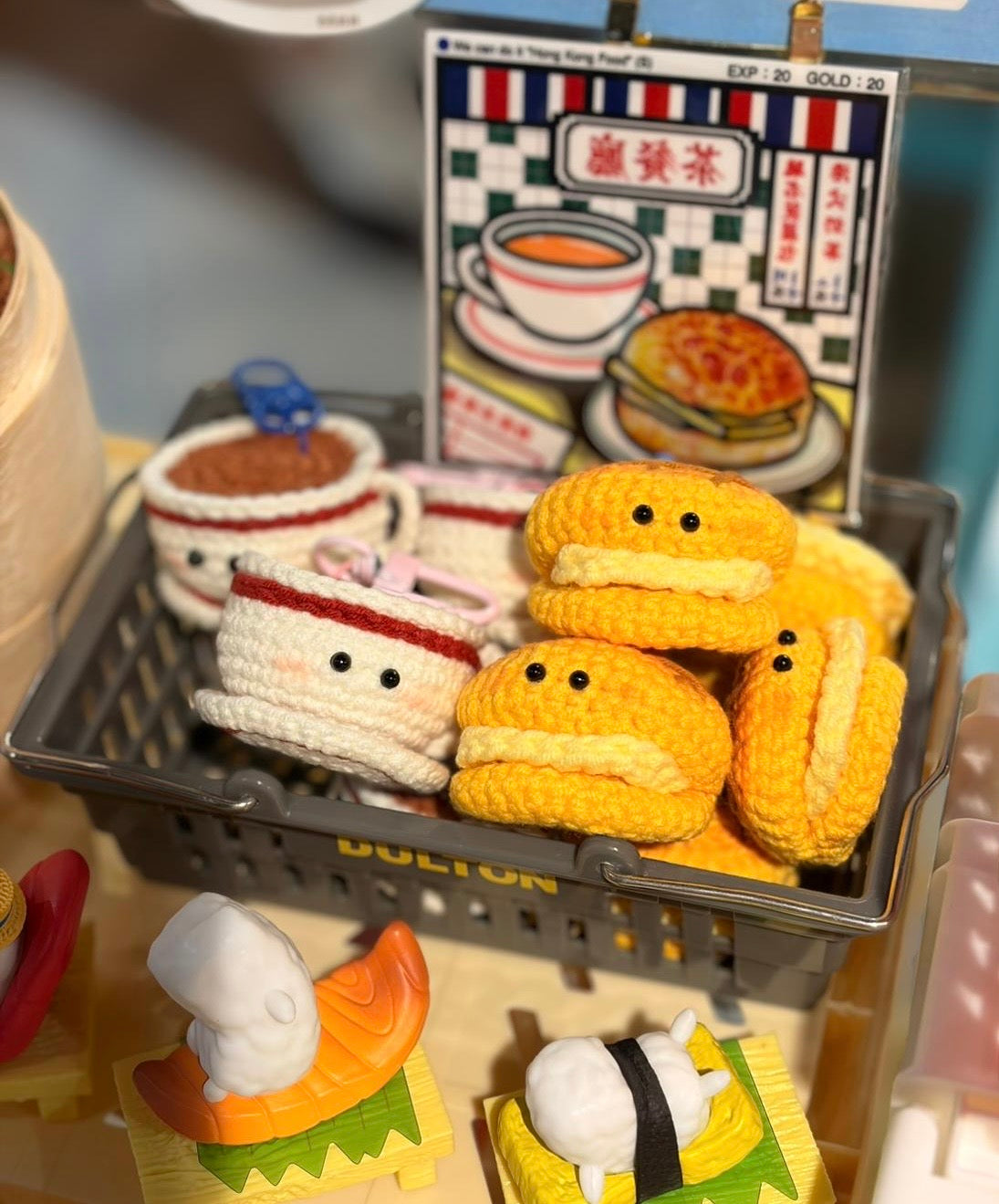 Manki：港式茶餐廳【難易度：2】【EXP:20 GOLD:20】x Ohohandand 鉤織小物