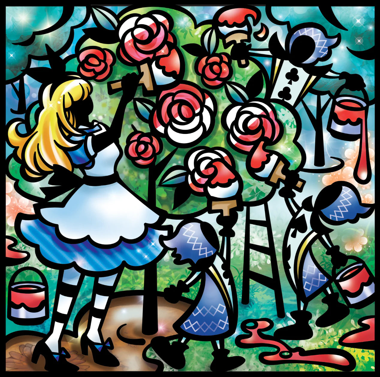 Alice in Wonderland "Don't go splashing paint over me!"【難易度：4】【EXP:40 GOLD:40】