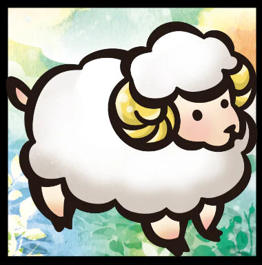 Primary Animals ひつじ【難易度：1】【EXP:20 GOLD:20】