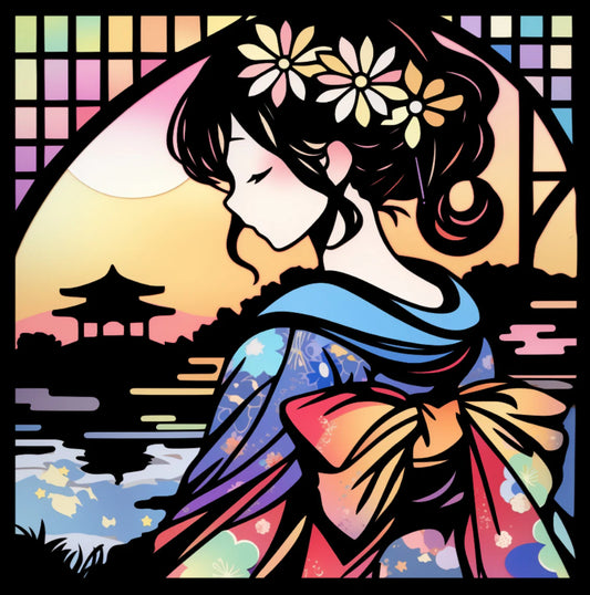 装花譚（そうかたん）『川辺に残る夕茜（ゆうあかね）』【難易度：4】【EXP:20 GOLD:20】
