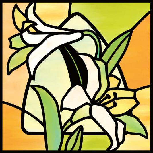 Stained Glass Window "ゆり" 【難易度：2】【EXP:20 GOLD:20】