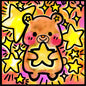 vvinnieillustration擁抱星星的熊啤啤【難易度：2】【EXP:20 GOLD:20】