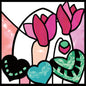 Stained Glass Window "シクラメン" 【難易度：2】【EXP:20 GOLD:20】