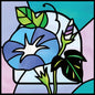 Stained Glass Window "あさがお" 【難易度：2】【EXP:20 GOLD:20】