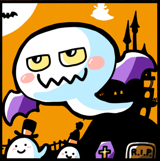 ばむへい：Happy Halloweenおばけコウモリ【難易度：3】【EXP:20 GOLD:20】