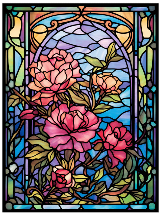 Stained Glass Window "Elegant Pink"【難易度：3】【EXP:100 GOLD:100】