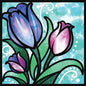 Little Flowers Tulip Blue 【難易度：1】【EXP:20 GOLD:20】