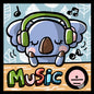 ばむへい：ばむコアラ "MUSIC" 【難易度：2】【EXP:20 GOLD:20】
