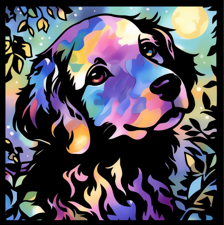 PAINT DOGS ペイントドッグス『ゴールデンレトリバー』【難易度：3】【EXP:40 GOLD:40】