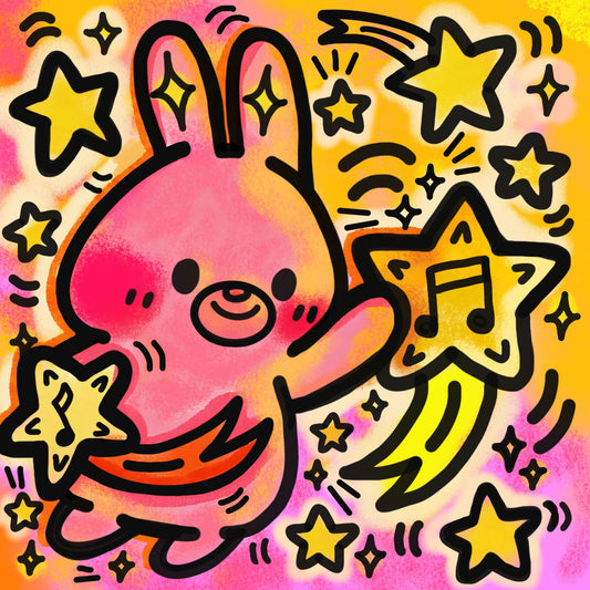vvinnieillustration 許願星兔兔【難易度：2】【EXP:20 GOLD:20】